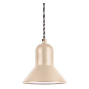 LEITMOTIV Závesná lampa Slender – hnedá 14,5 cm