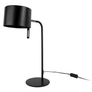 LEITMOTIV Stolná lampa Shell – čierna 45 cm