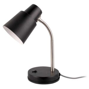 LEITMOTIV Stolná lampa Scope – čierna 30 cm