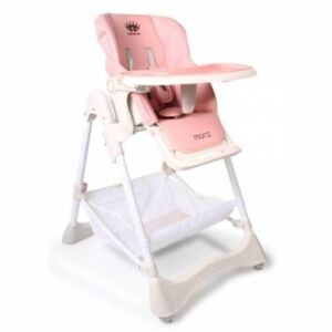 Moni Detská jedálenská stolička Chocolate - ružová Moni 126322