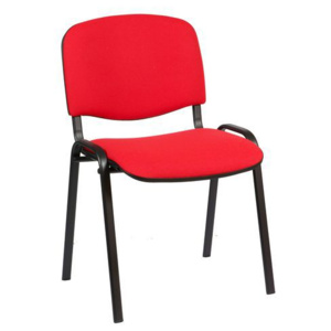 Konferenčná stolička ISO Black, červená
