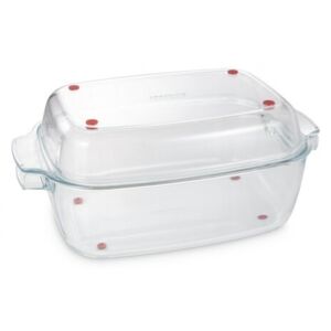 TESCOMA Pekáč s poklopom GrandCHEF 40 x 26 cm, sklenený