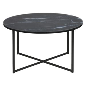 Konferenčný stolík ALISMA 80 cm, čierna
