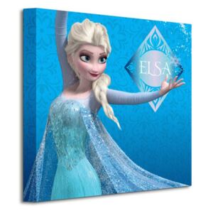 Obraz na plátne Disney Frozen Elsa Blue 30x30cm WDC91231
