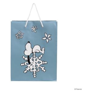 Butlers PEANUTS Darčeková taška Snoopy snehová vločka veľká