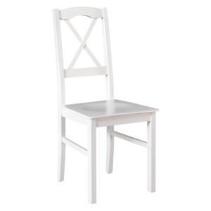 Jídelní židle CASA 11 D, 95x40x43 cm, bílá