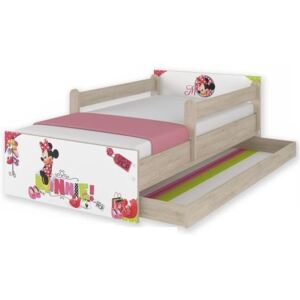 Detská posteľ MAX so zásuvkou Disney - MINNIE I 160x80 cm