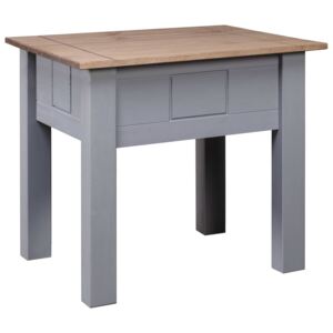 Nočný stolík, sivý 50,5x50,5x52,5 cm, borovica Panama Range