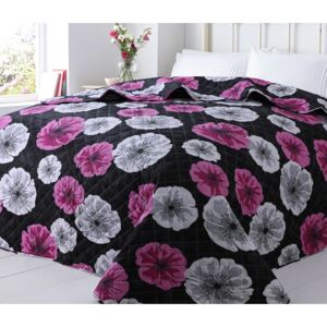 XPOSE ® Přehoz na postel LILI - lila 220x240 cm