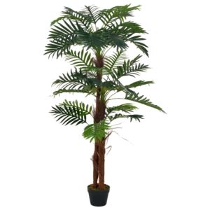Umelá rastlina palma s kvetináčom zelená 165 cm