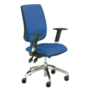 Kancelárska stolička Yoki Lux, modrá