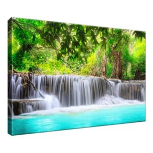 Obraz na plátne Nádherný vodopád v Thajsku 30x20cm 1417A_1T