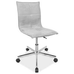 Kancelárska stolička SONIC, 80-90x42x40x40-50, sivá