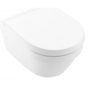 VILLEROY & BOCH Architectura závesná WC misa s DirectFlush + sedátko so SoftClose, biela s CeramicPlus, 4694HRR1