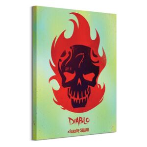Obraz na plátne DC Comics Suicide Squad (Diablo Skull) 60x80 WDC99664