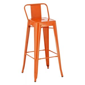 Kovová barová stolička Mason Farba Oranžová