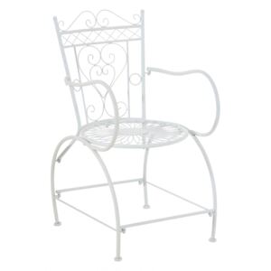 Kovová stolička GS11174935 s područkami Farba Biela