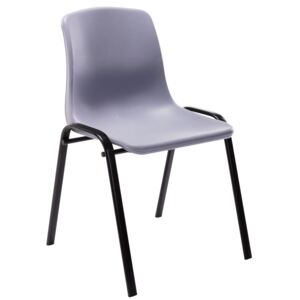 Stohovateľná plastová stolička Nowra Farba Sivá