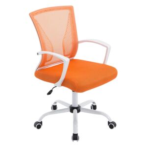 Kancelárska stolička Tracy, podnož biela Farba Oranžová