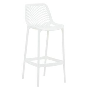 Plastová barová stolička DS10778434 Farba Biela