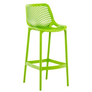 Plastová barová stolička DS10778434 Farba Zelená