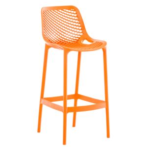 Plastová barová stolička DS10778434 Farba Oranžová
