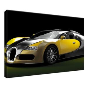 Obraz na plátne Žlté Bugatti Veyron 30x20cm 2380A_1T