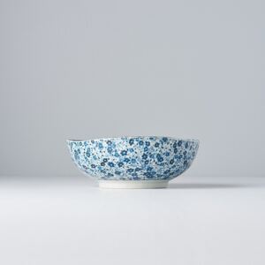 MADE IN JAPAN Sada 2 ks: Stredná miska Blue Daisy 17 cm 500 ml 17 × 6 cm