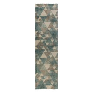 Sivomodrý koberec Flair Rugs Nuru, 60 x 230 cm