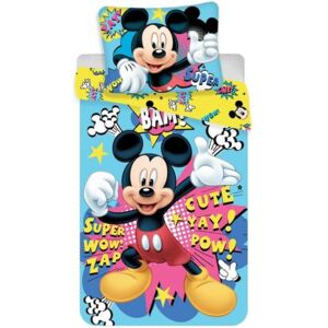 Jerry Fabrics Detské obliečky Mickey BAM! micro, 140 x 200 cm, 70 x 90 cm