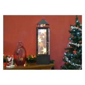 Vánoční dekorace - holografická 3D lucerna - 70 cm, 20 LED diod