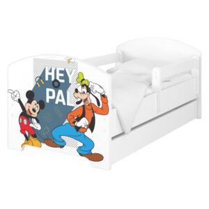 MAXMAX Detská posteľ Disney - MICKEY HEY PAL 140x70 cm