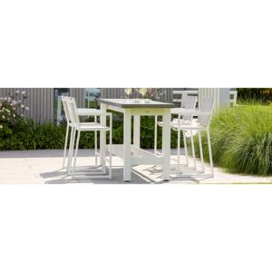 LIFE Stelvio barový stôl white/ceramic