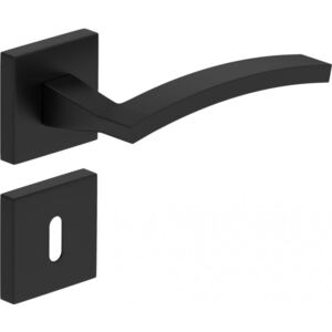 RK.C3 ALFA kľučka na dvere / kľúč, Čierna, na Kľúč