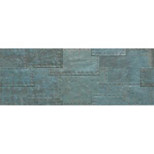 Obklad modrý matný 44,63x119,3cm GRUNGE BLUE FIZZ