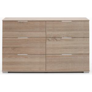 Zásuvková komoda Easy Plus, 130 cm, dub sonoma
