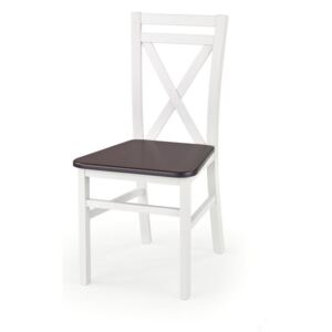 Drevená stolička DARIUSZ 2 Halmar Orech / biela