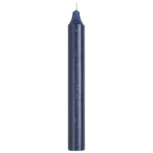 Vysoká sviečka Rustic Navy Blue 18cm - set 3ks