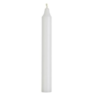 Vysoká sviečka Rustic White 18cm - set 3ks