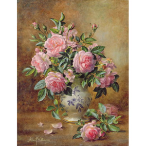 Reprodukcia, Obraz - A Medley of Pink Roses, Albert Williams