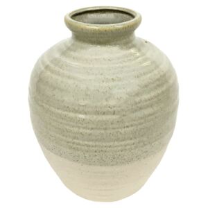 Váza keramická krémová 17*17*20cm