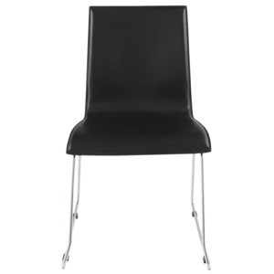 Moderné stolička Horiz čierna