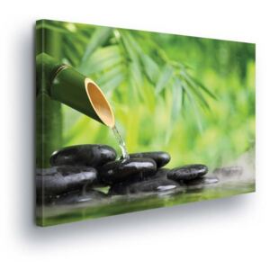 Obraz na plátne - Wellness Lava Stones III 60x40 cm