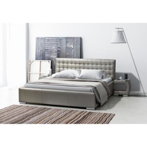Čalúnená posteľ INGE + matrac DE LUX, 160x200, madryt 128