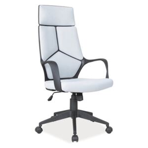 Kancelárska stolička BUY, 114-124x63x46x47-57, sivá