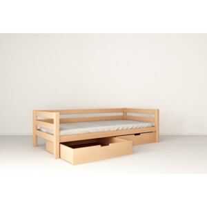 Detská posteľ z masívu BUK - NINA 200x90cm - prírodná