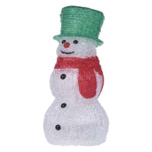 EMOS LED Vianočná dekorácia 20xLED/1,28W/3xAA snehuliak EMS246 + záruka 5 rokov zadarmo