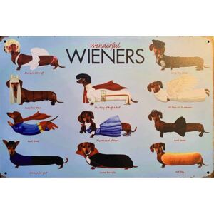 Ceduľa Wieners 30cm x 20cm Plechová tabuľa