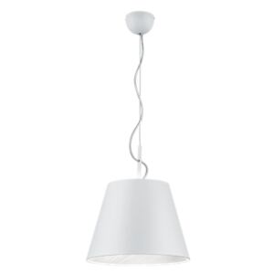 Závesná lampa ANDREUS E27/60W biela D35cm