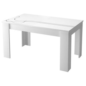 Rozkládací stôl CARPET LL 140, biela